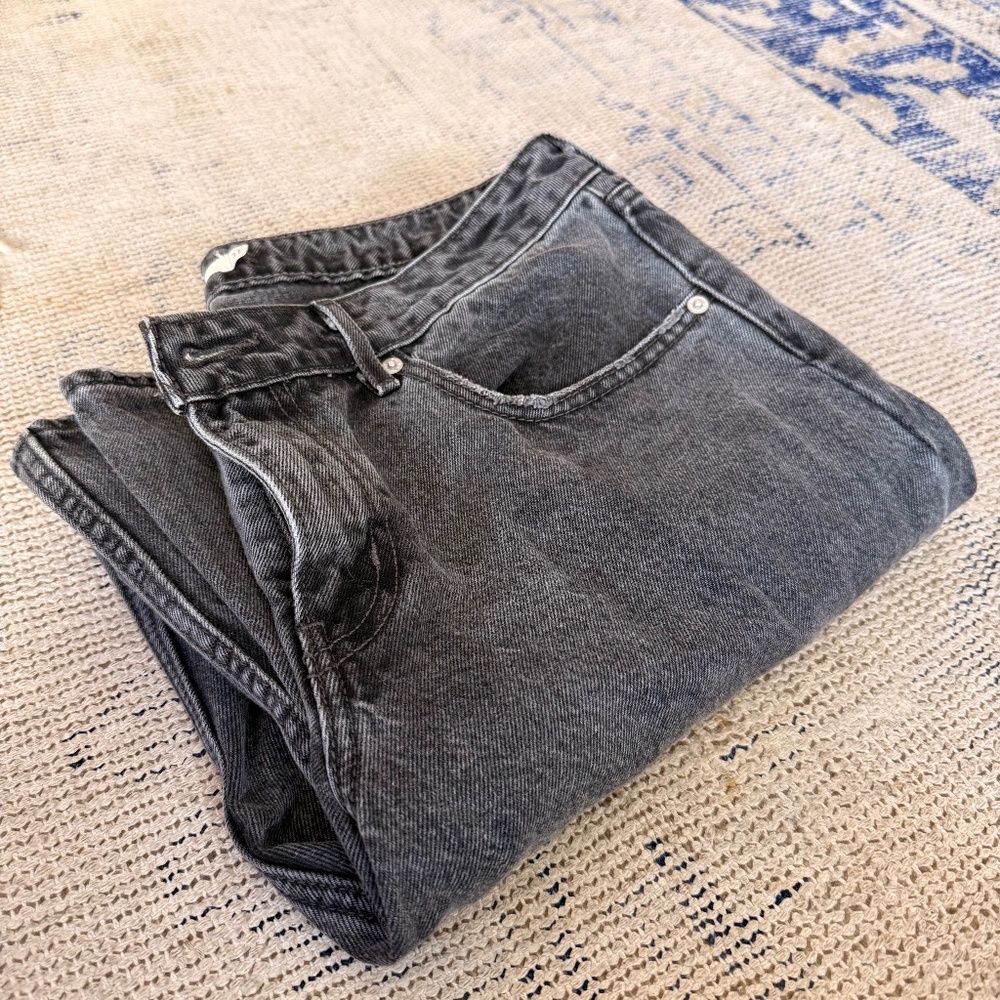 Levi's Premium Low Loose Black Jeans Sz 31